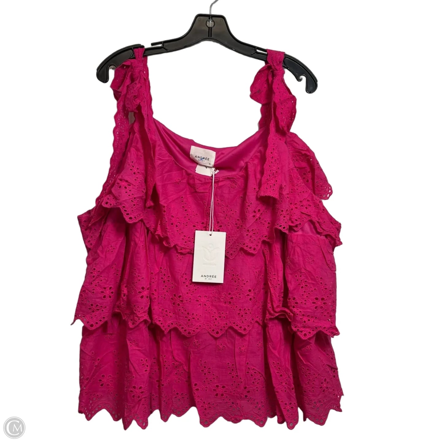 Tank Top By Andree By Unit In Pink, Size: 3x
