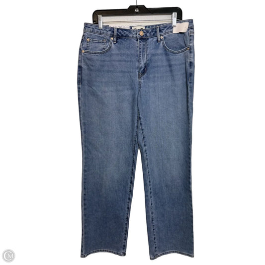 Jeans Straight By Seven 7 In Blue Denim, Size: 8