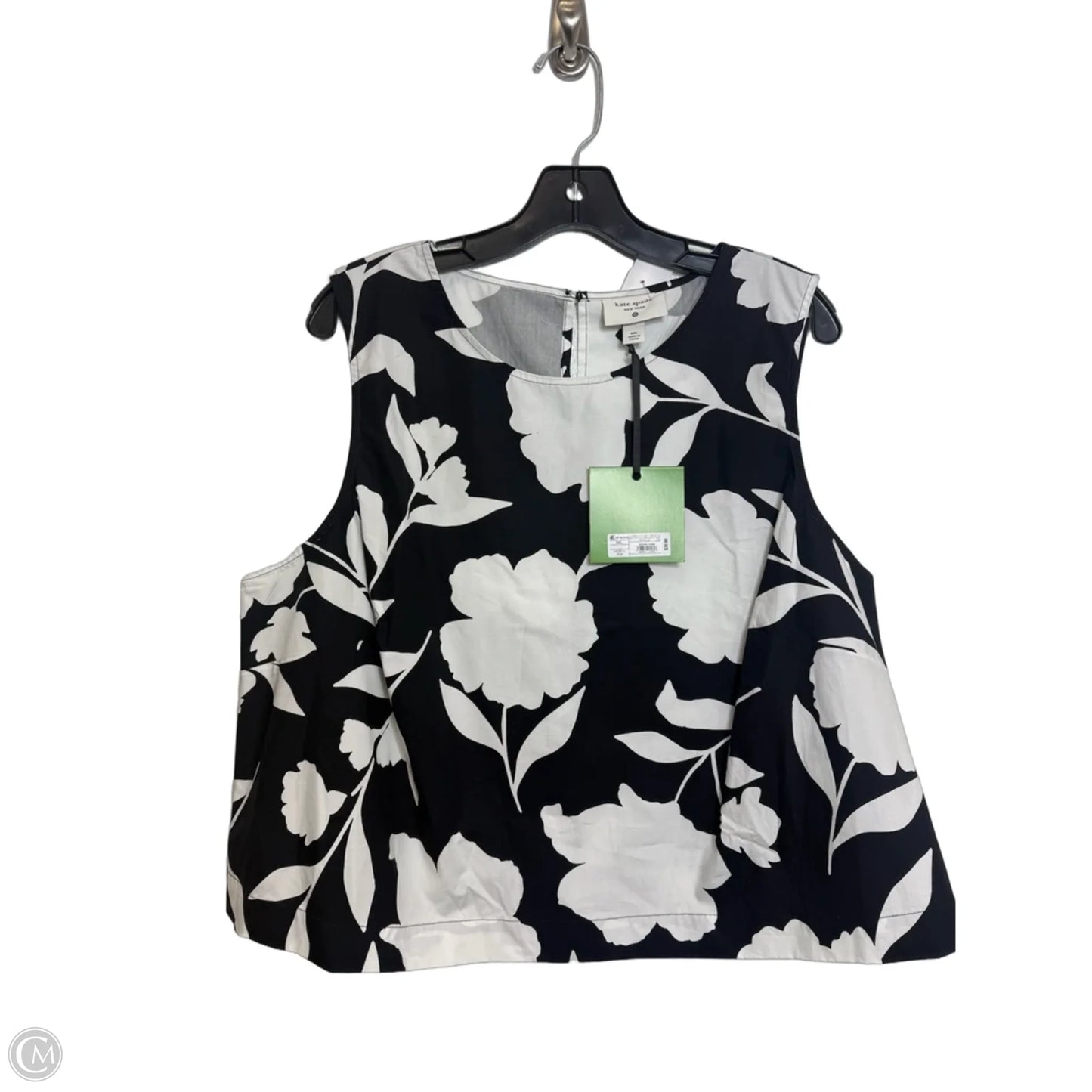 Top Sleeveless By Target-designer In Black & White, Size: Xxl