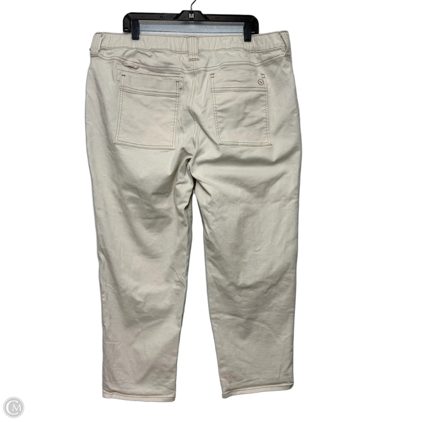 Jeans Straight By Upwest In Ivory, Size: Xl