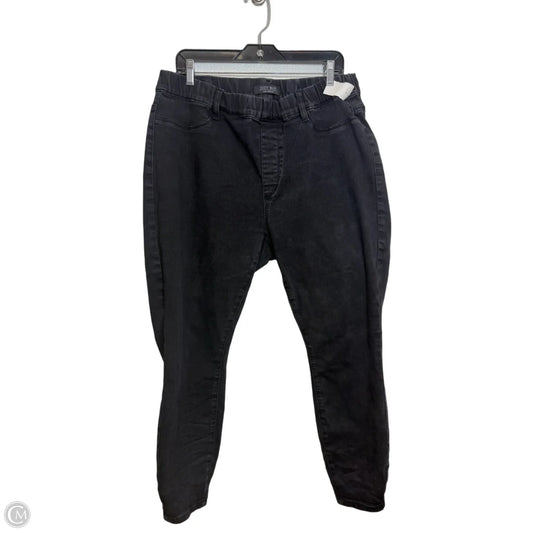 Jeans Straight By Judy Blue In Black Denim, Size: 18