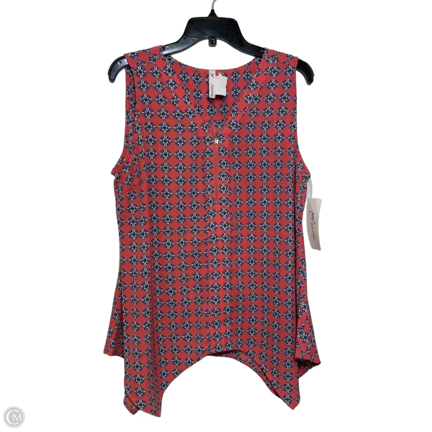 Top Sleeveless By New York And Co In Pink, Size: L