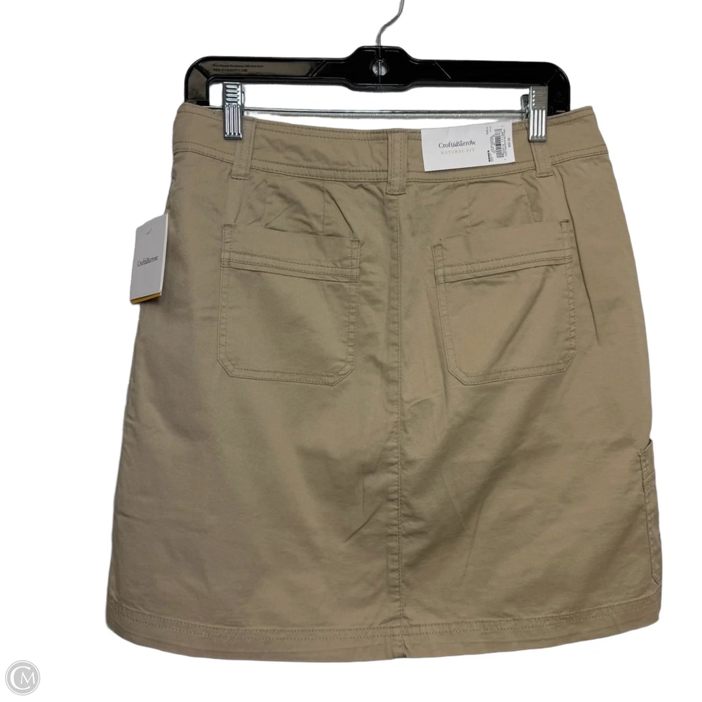 Skort By Croft And Barrow In Tan, Size: 8