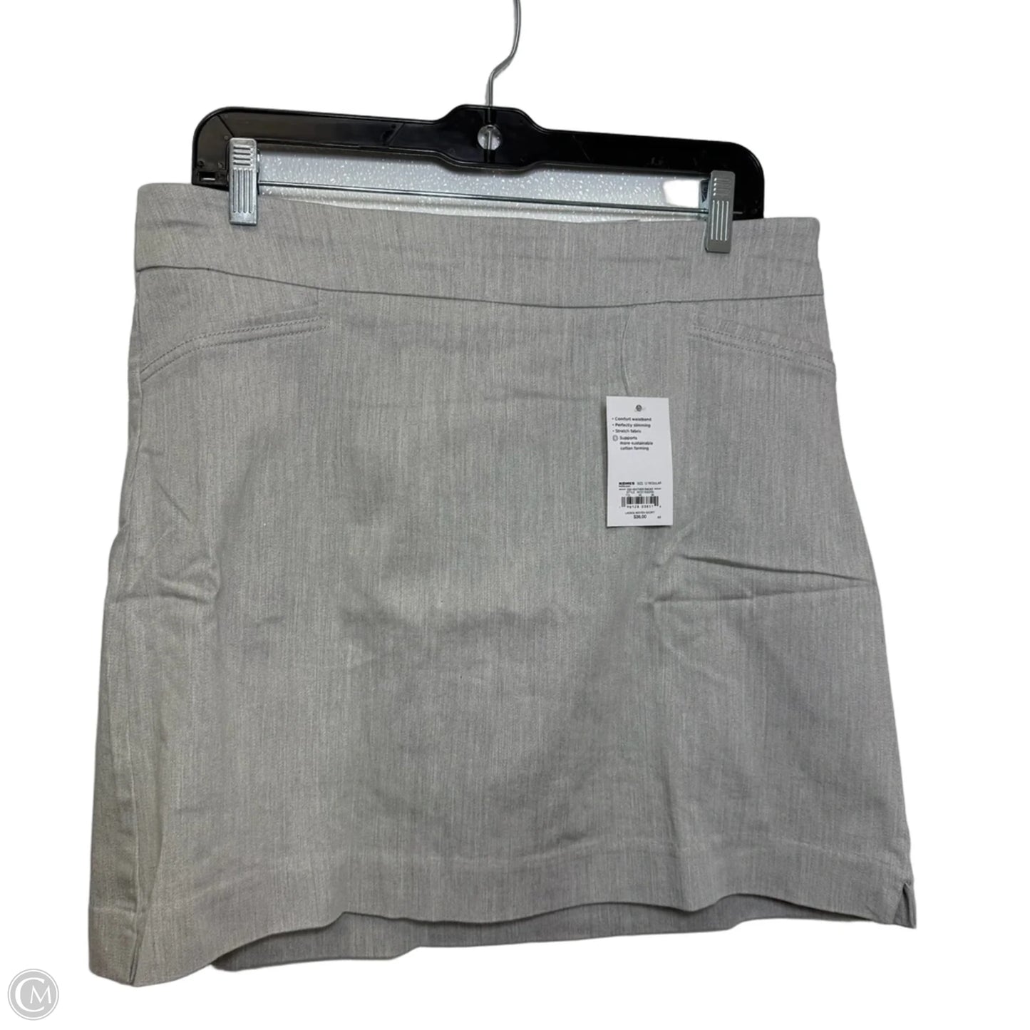 Skort By Croft And Barrow In Grey, Size: 12