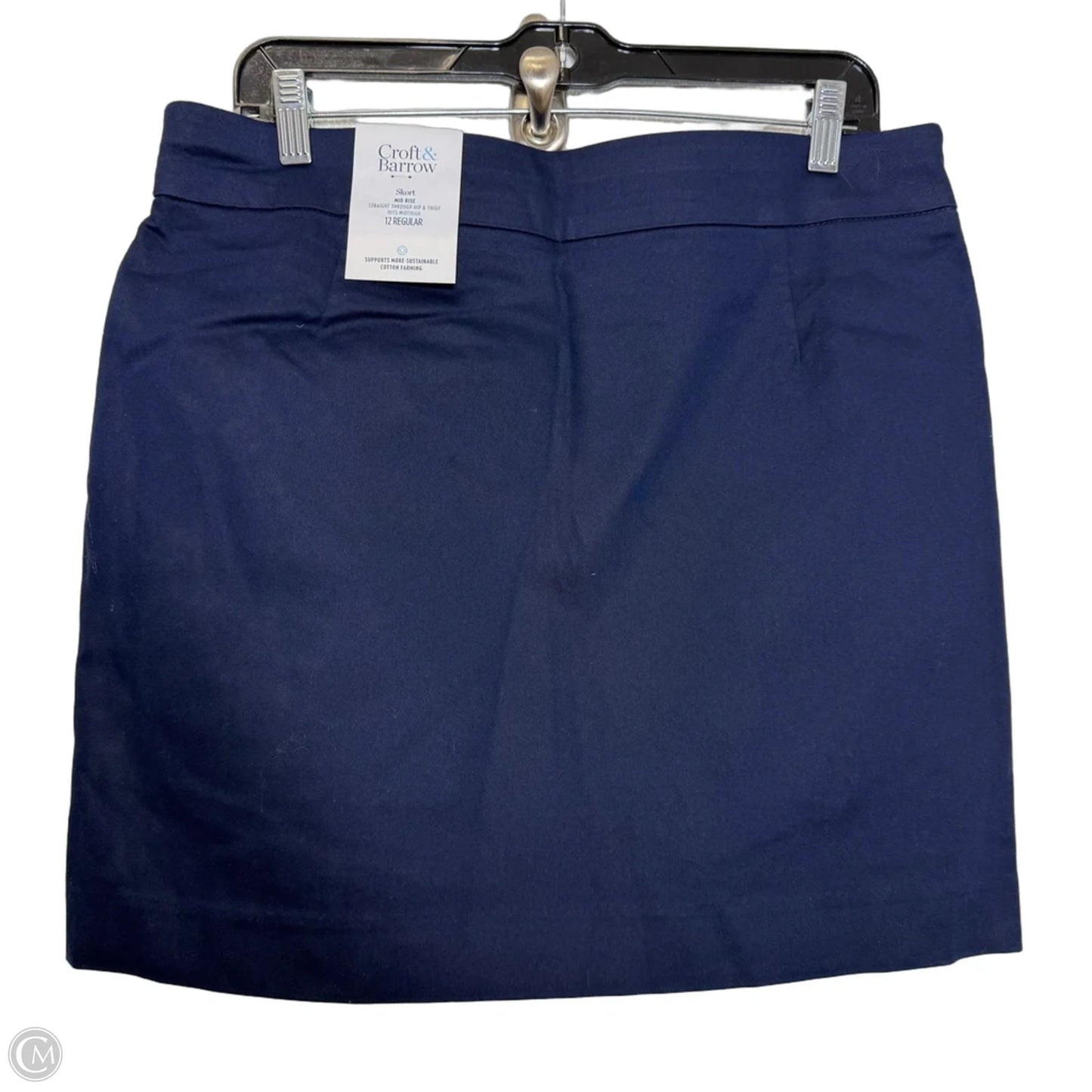 Skort By Croft And Barrow In Navy, Size: 12