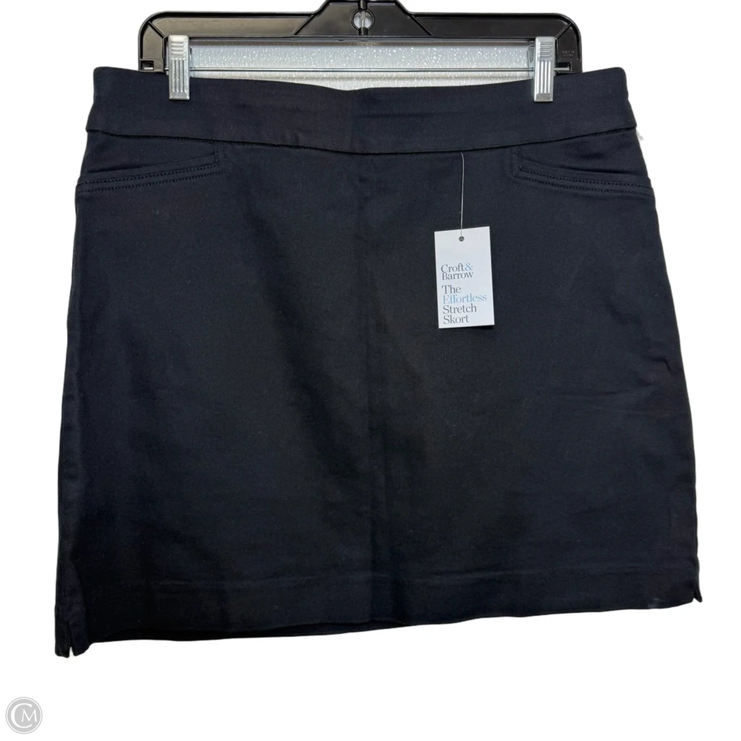 Skort By Croft And Barrow In Black, Size: 12