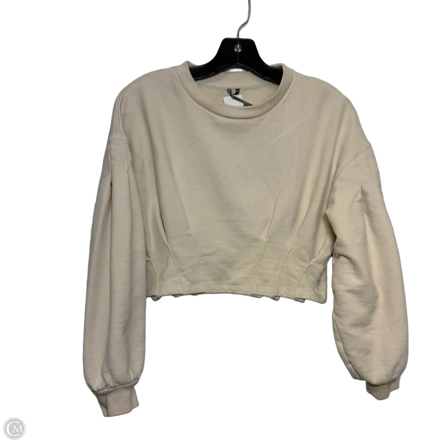 Top Long Sleeve By Anthropologie In Beige, Size: Xxs