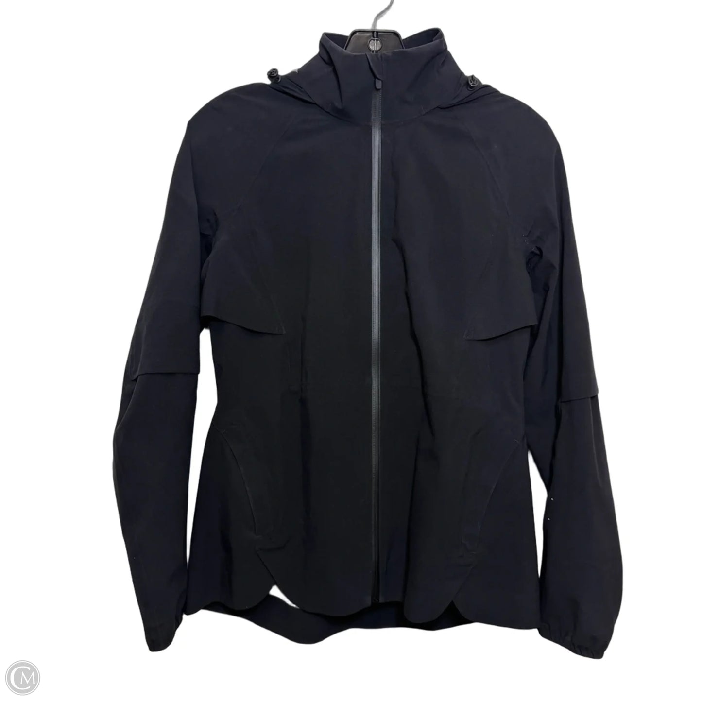 Athletic Jacket By Lululemon In Black, Size: 4