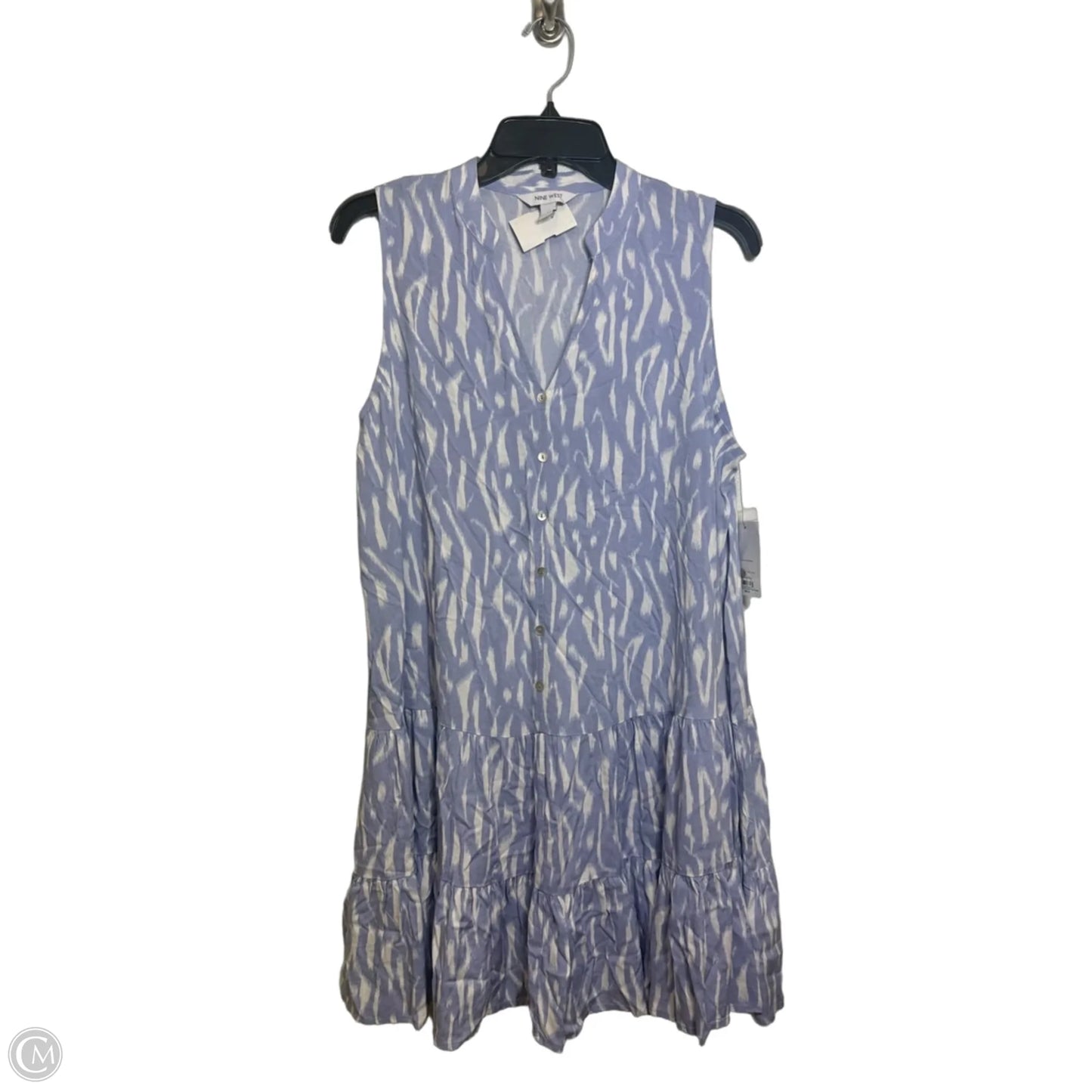 Dress Casual Short By Nine West Apparel In Blue, Size: L