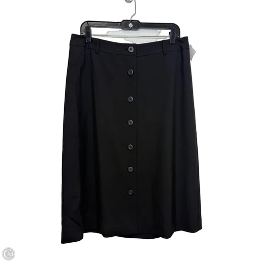 Skirt Midi By J. Jill In Black, Size: 12