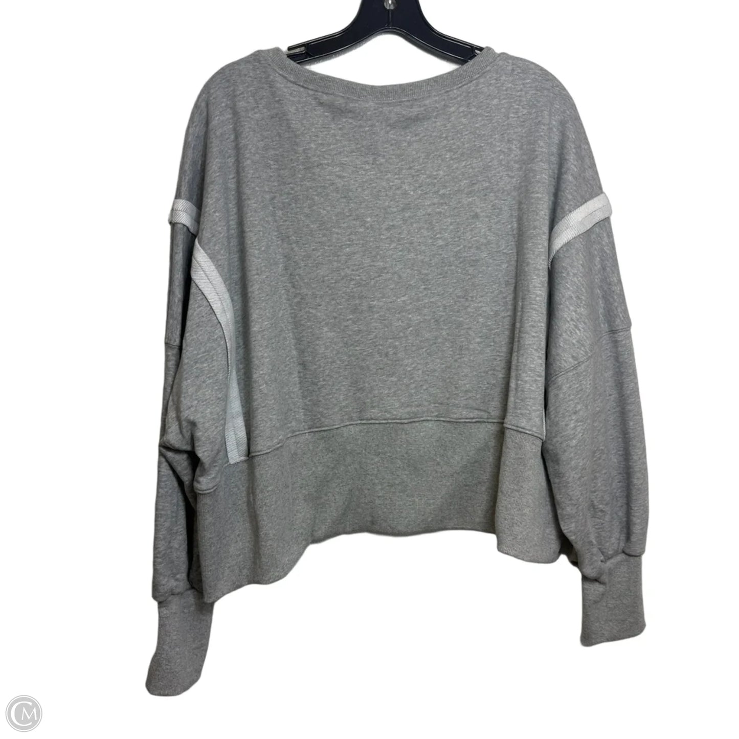 Top Long Sleeve By Cme In Grey, Size: Xl