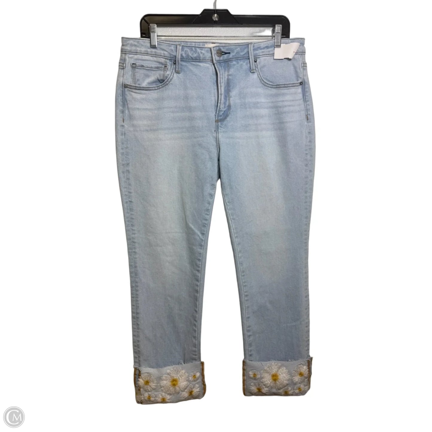 Jeans Cropped By Driftwood In Blue Denim, Size: 12