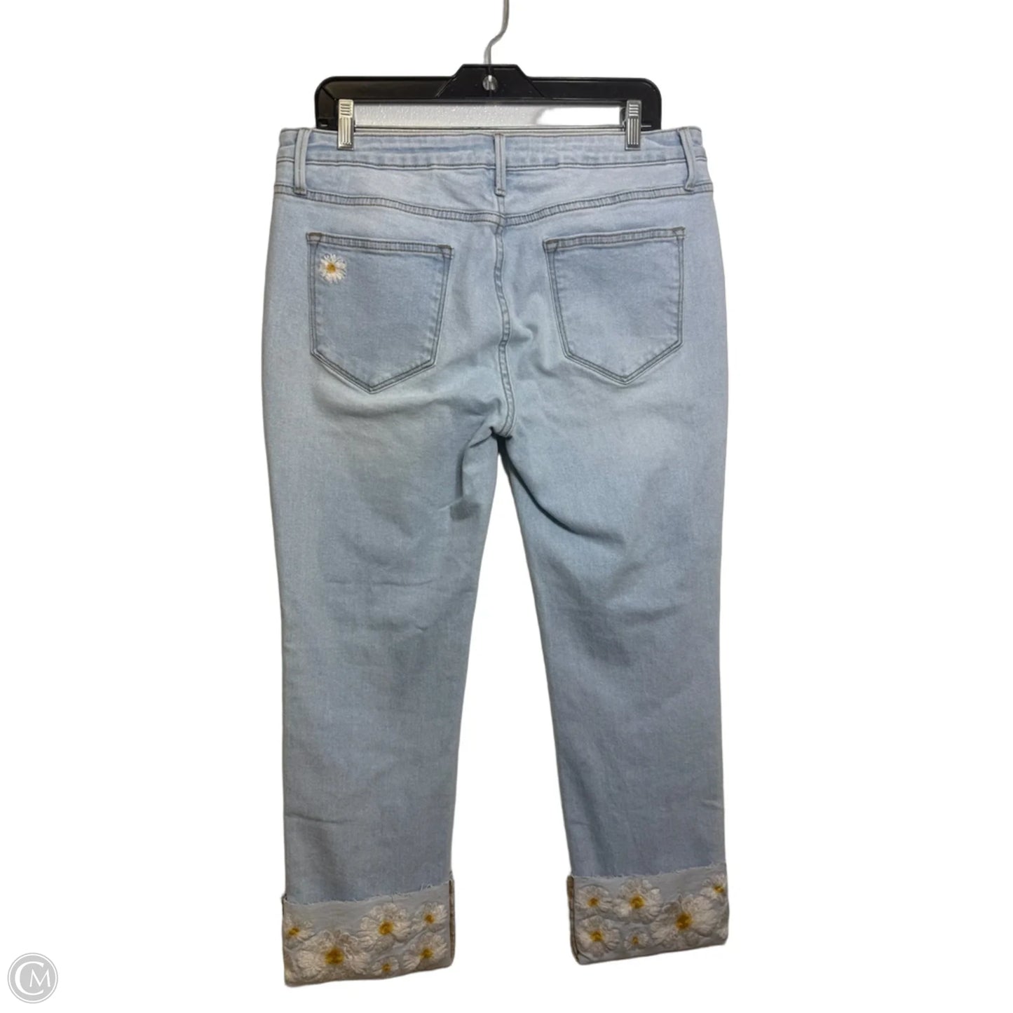 Jeans Cropped By Driftwood In Blue Denim, Size: 12