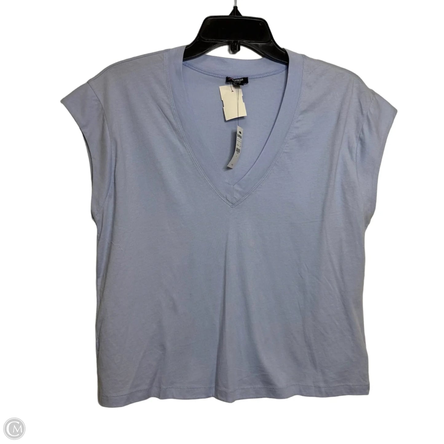Top Sleeveless Basic By Express In Blue, Size: S