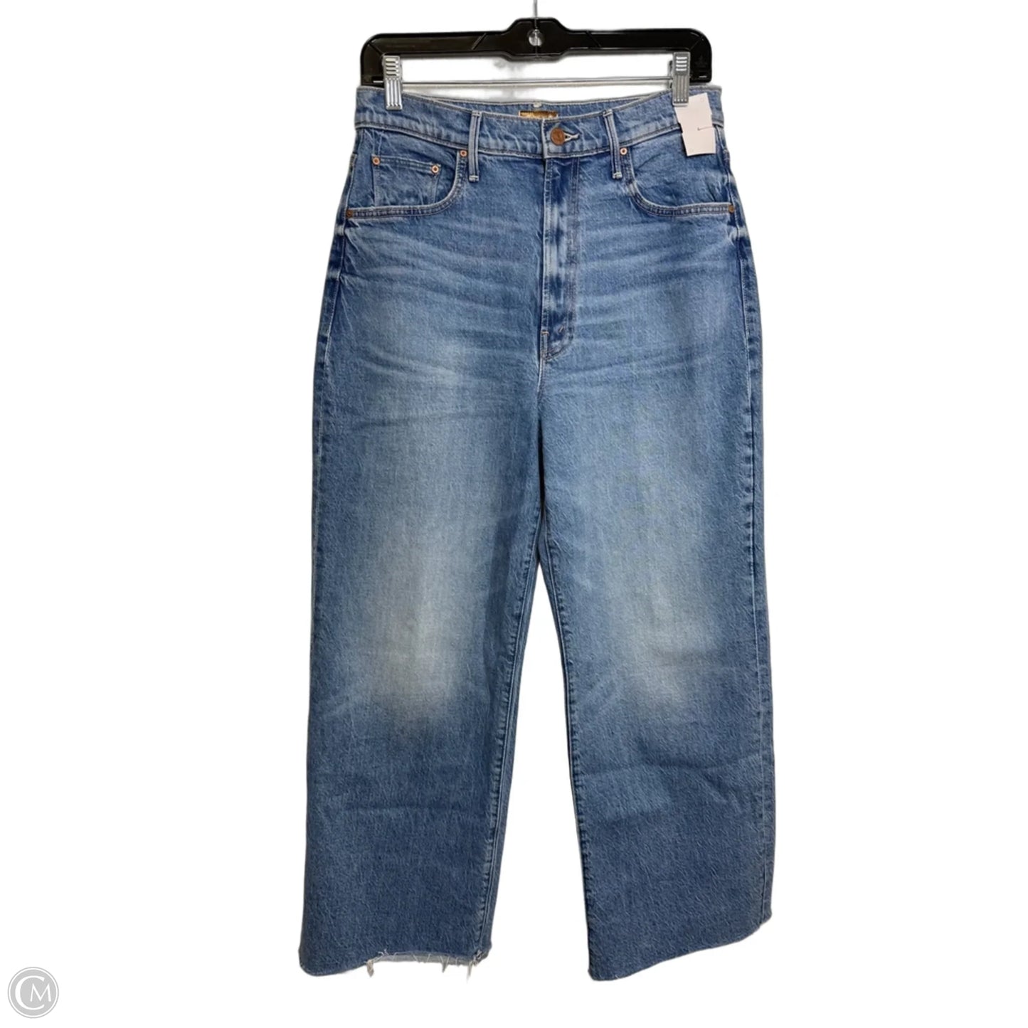 Jeans Wide Leg By Mother In Blue Denim, Size: 6