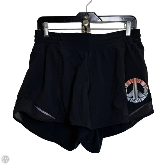 Athletic Shorts By Lululemon In Black, Size: 10
