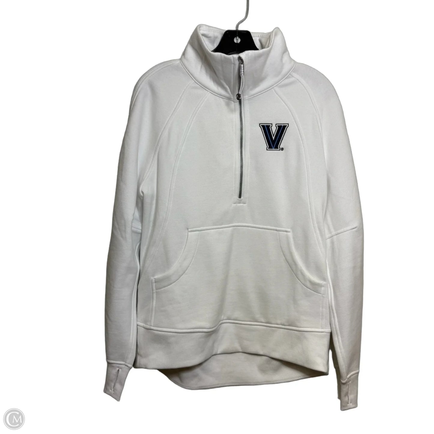 VILLANOVA Athletic Sweatshirt Collar By Lululemon In White, Size: Xs