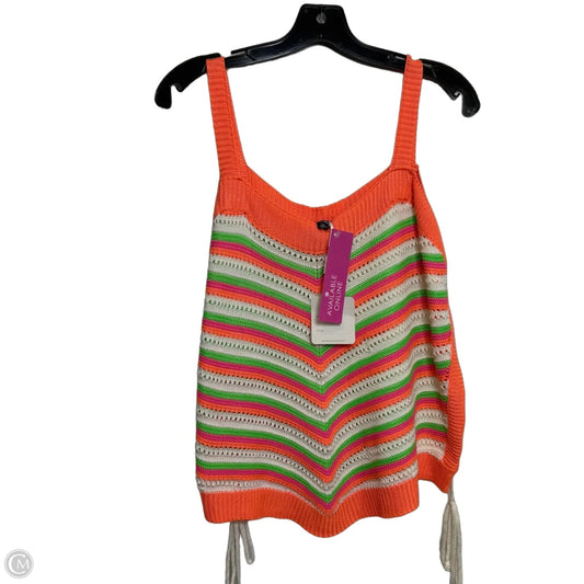Top Sleeveless By Davi & Dani In Striped Pattern, Size: 1x