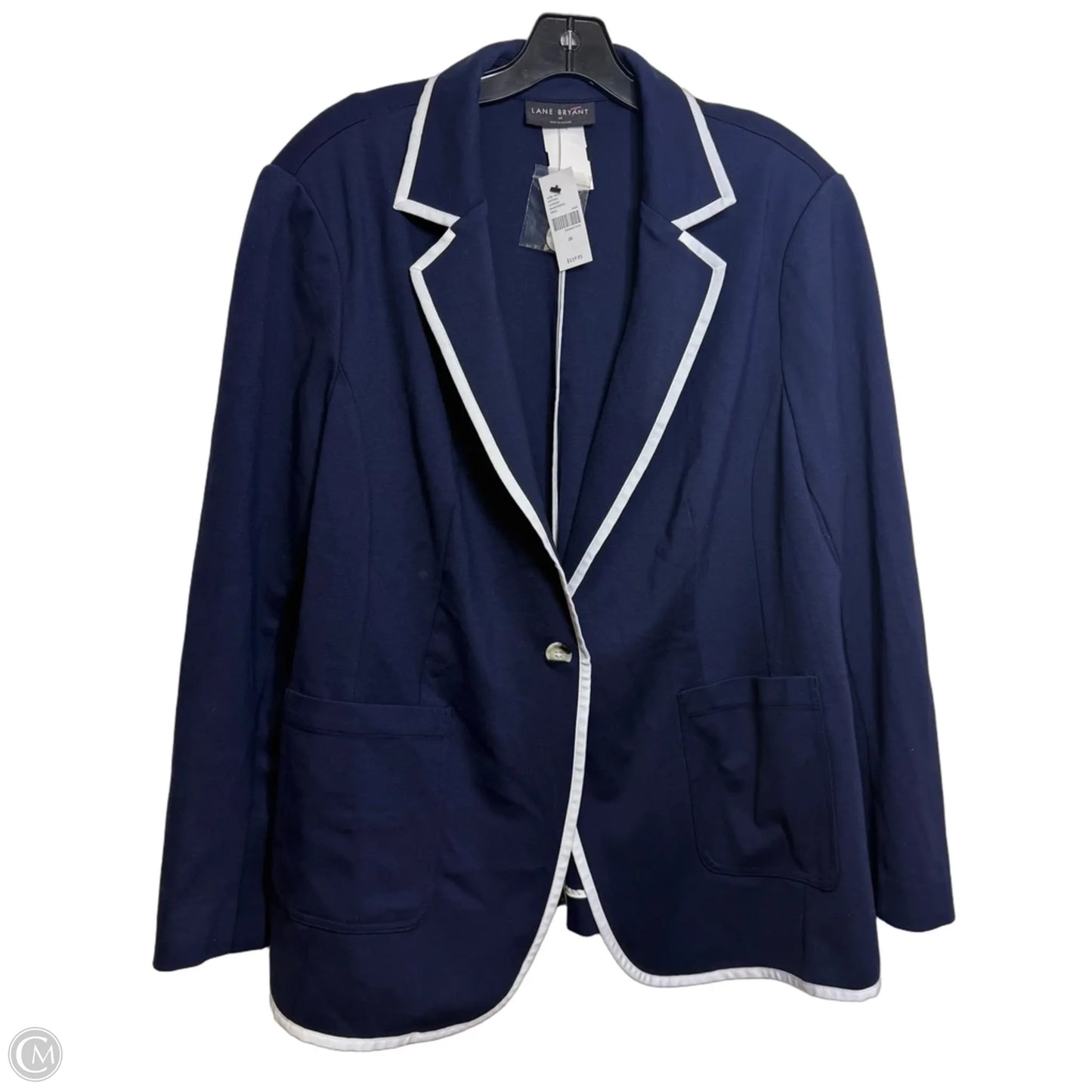 Blazer By Lane Bryant In Navy, Size: 20