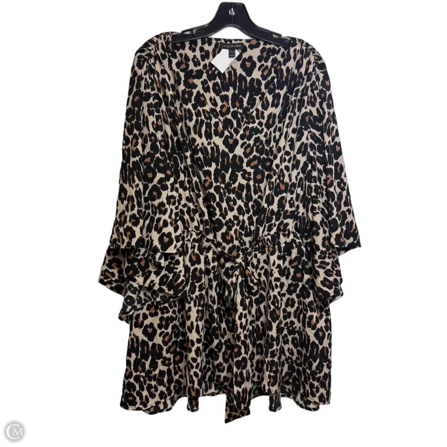 Tunic Short Sleeve By Lane Bryant In Animal Print, Size: 1x