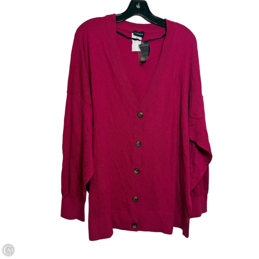 Cardigan By Torrid In Pink, Size: 3x