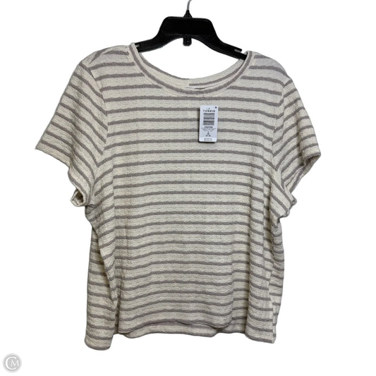 Top Short Sleeve By Torrid In Striped Pattern, Size: 3x