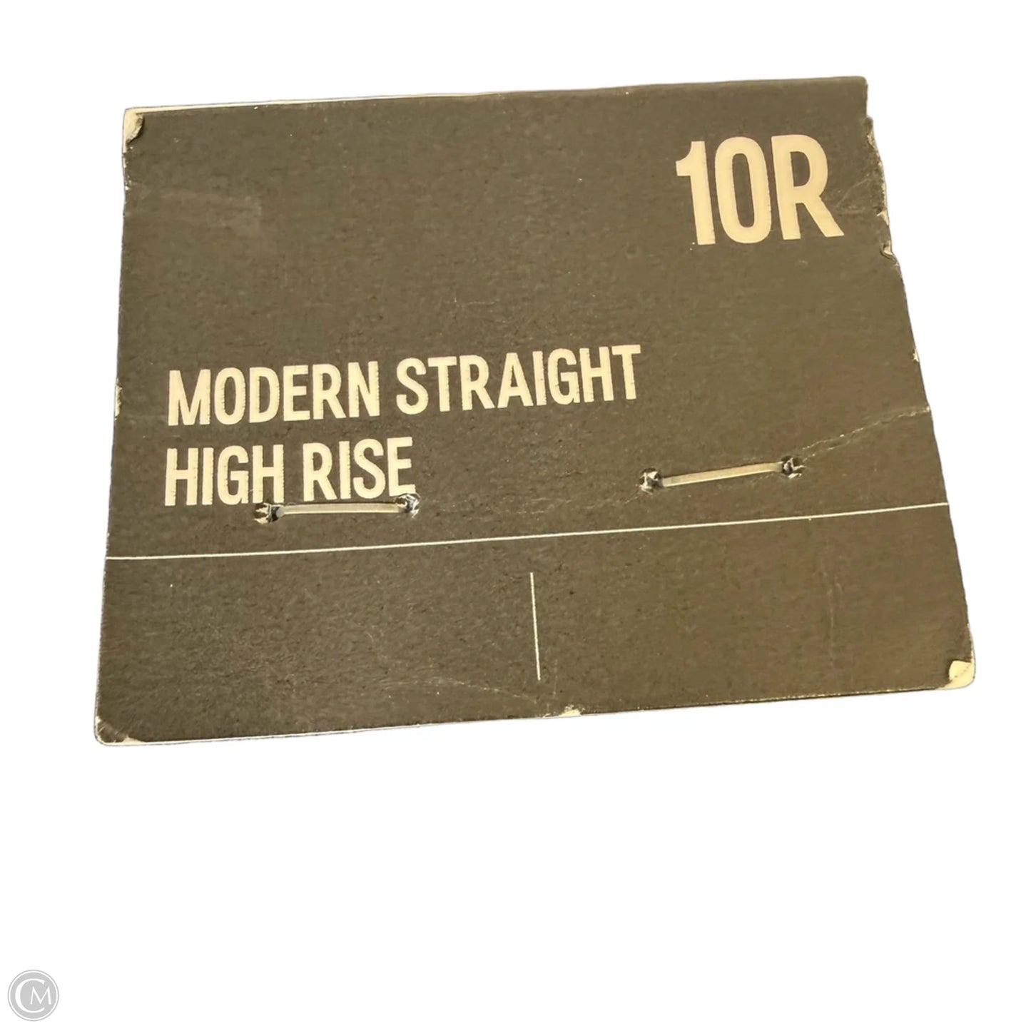 Jeans Straight By Express In Blue Denim, Size: 10
