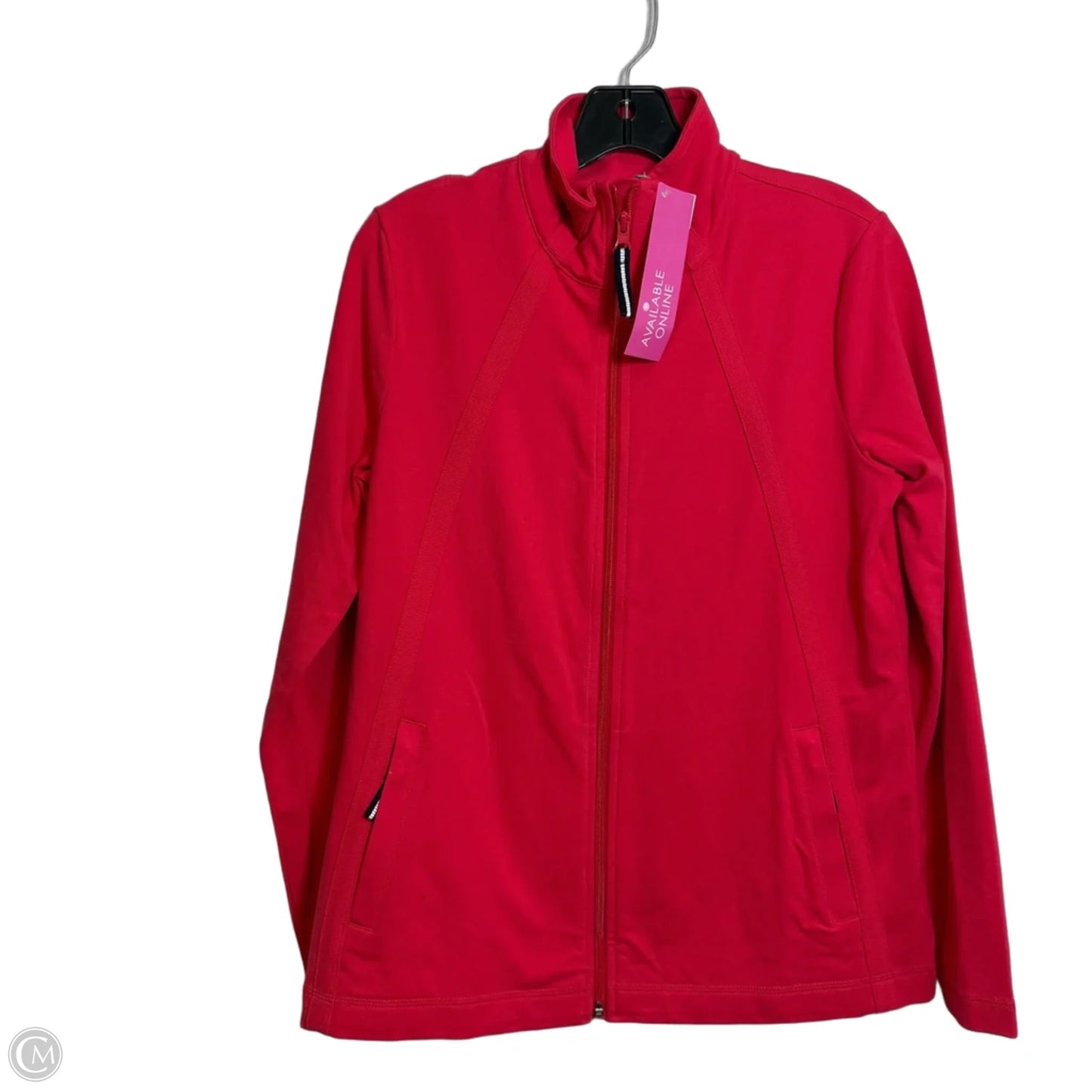 Athletic Jacket By Talbots In Coral, Size: S