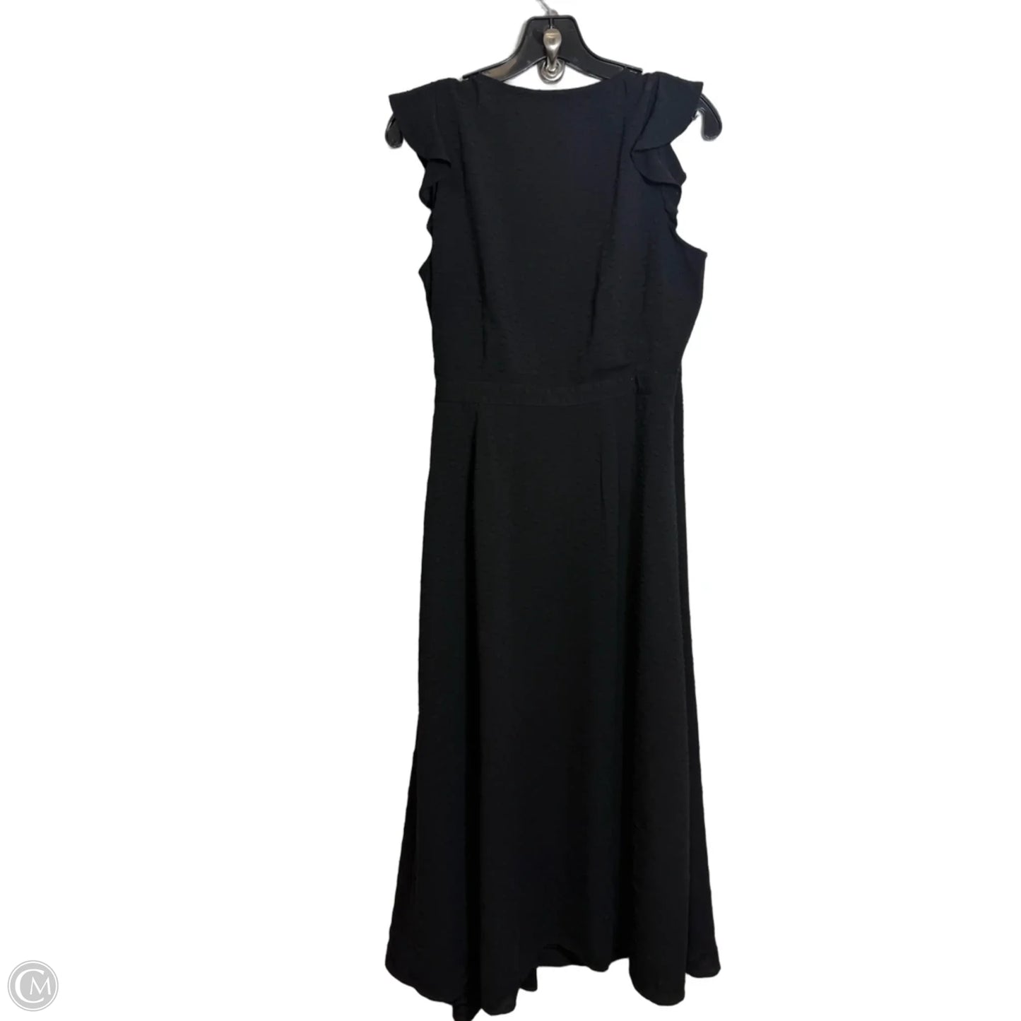 Dress Party Midi By Loft In Black, Size: S