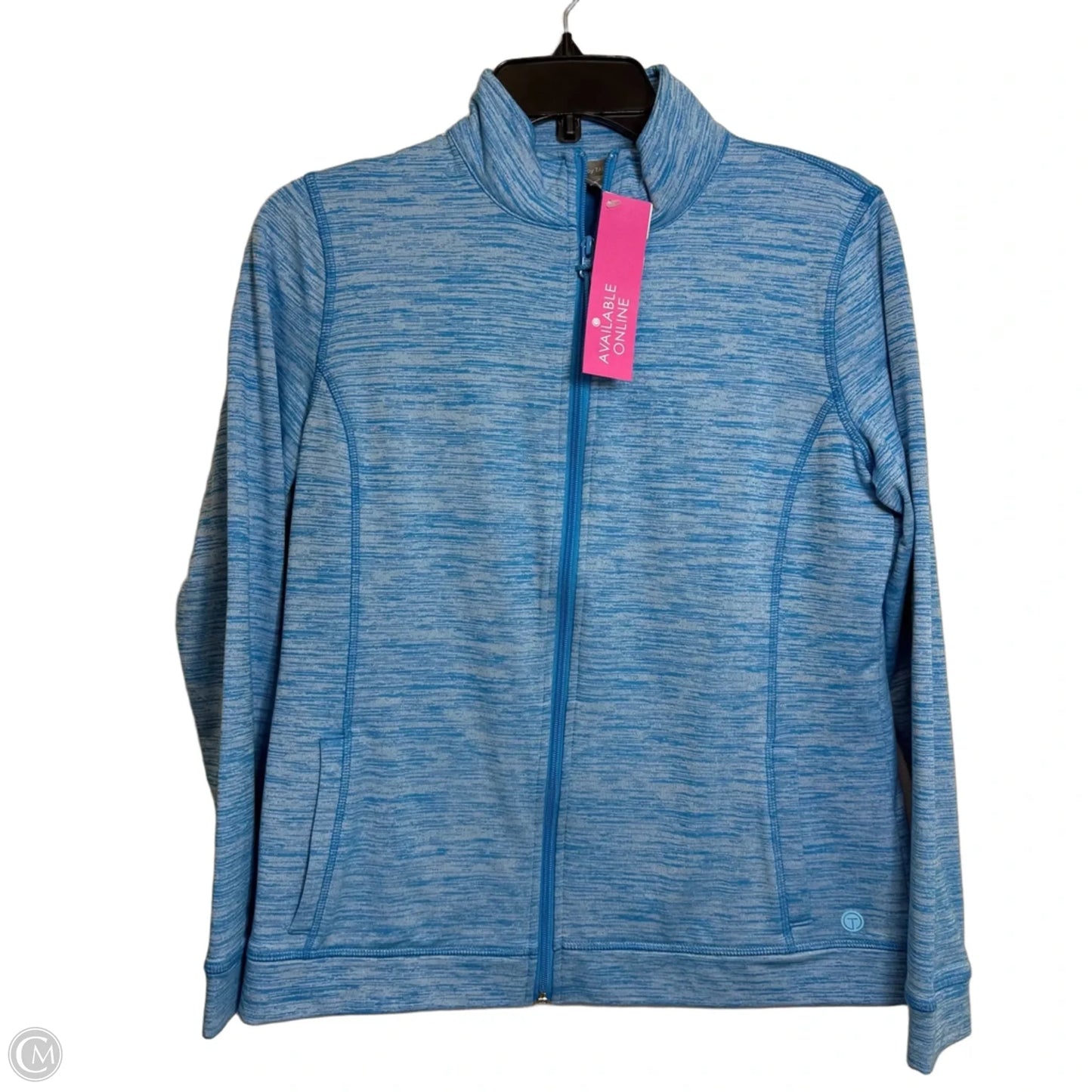 Athletic Jacket By Talbots In Blue, Size: S