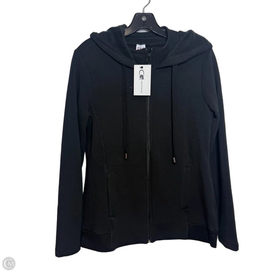Athletic Jacket By Cable And Gauge In Black, Size: S