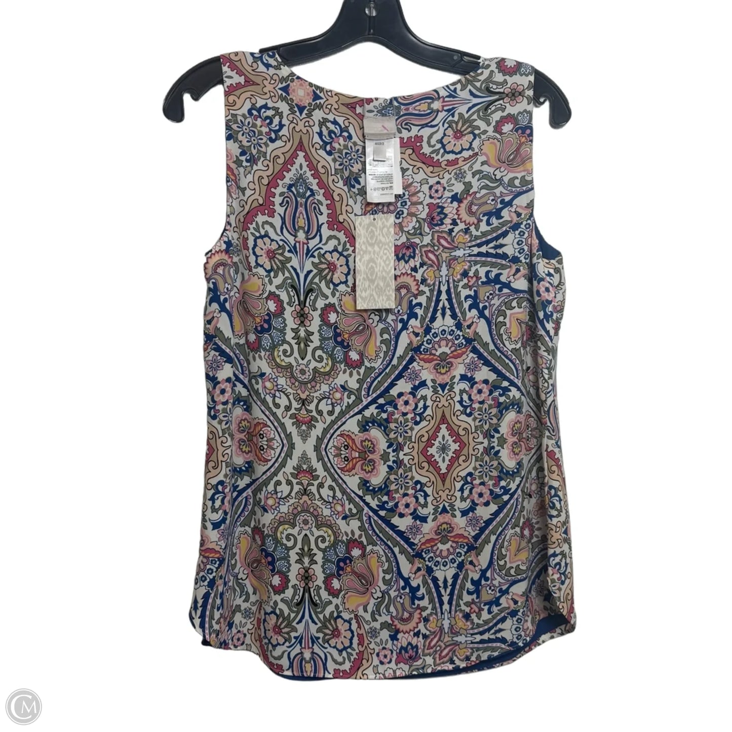 Reversible Top Sleeveless By Chicos In Blue, Size: S