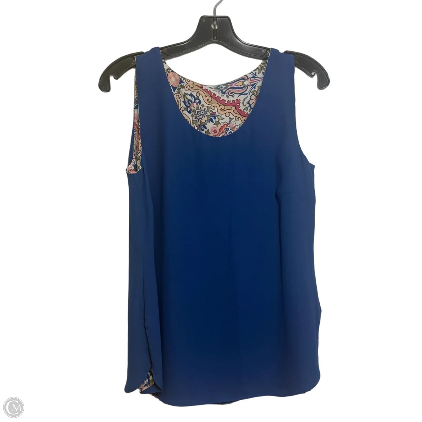 Reversible Top Sleeveless By Chicos In Blue, Size: S