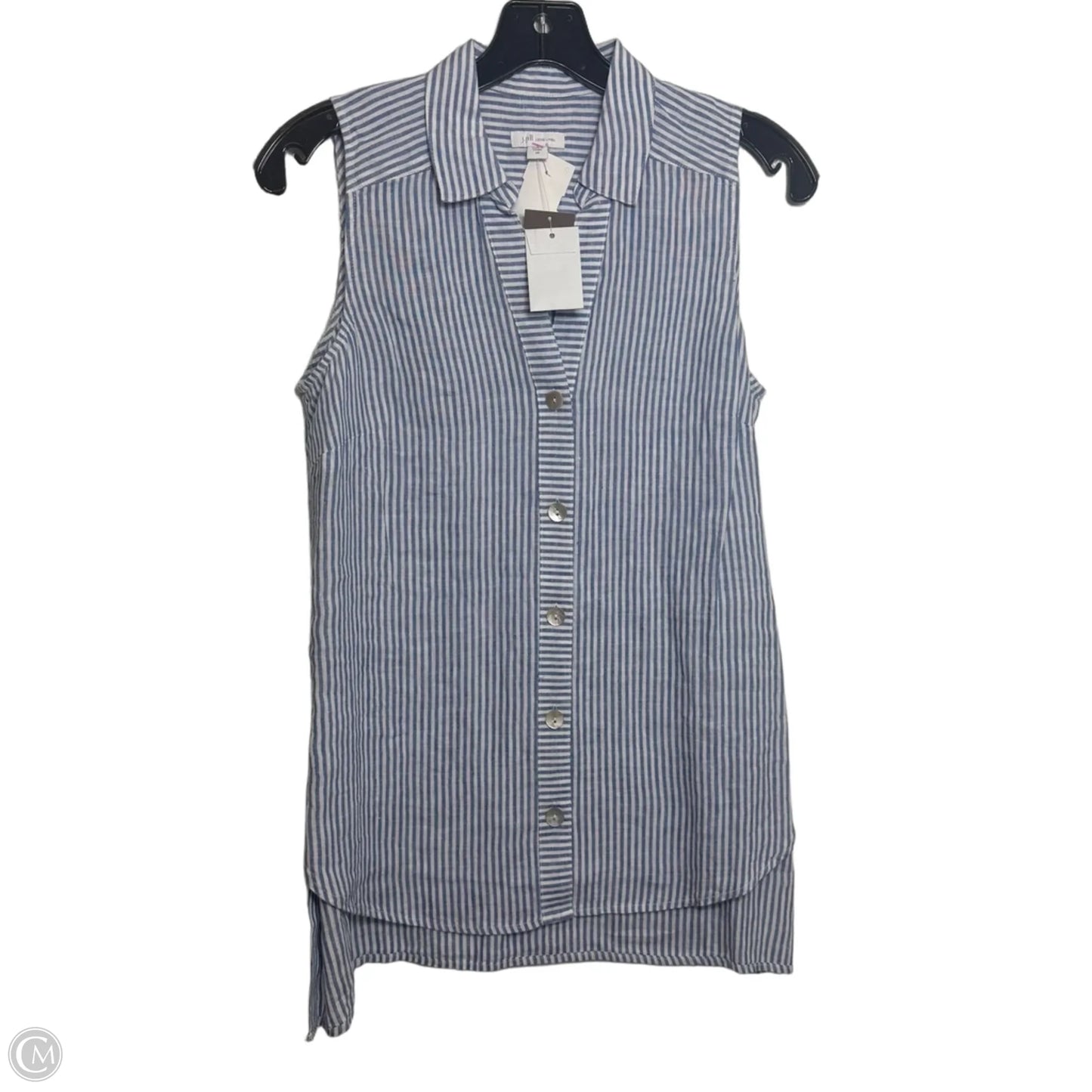Top Sleeveless By J. Jill In Striped Pattern, Size: Xs