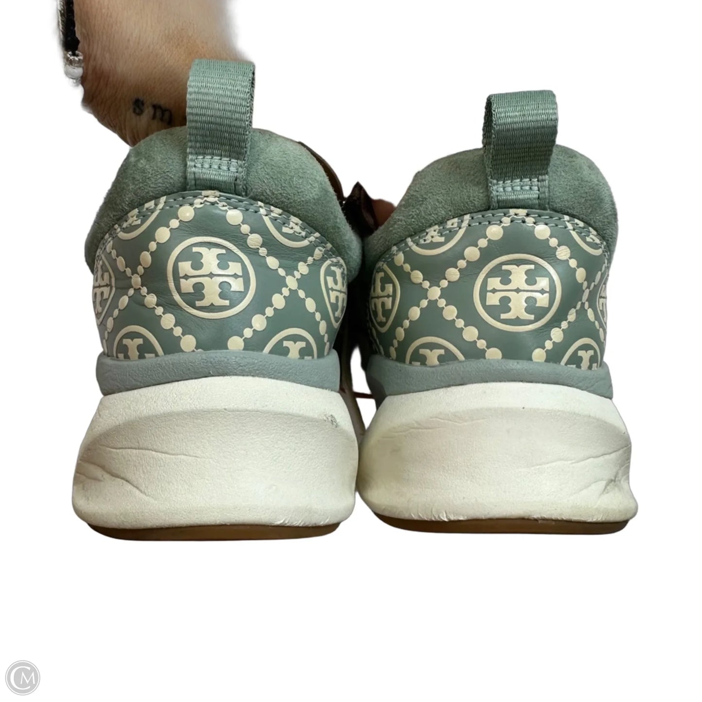 Shoes Designer By Tory Burch In Green, Size: 7