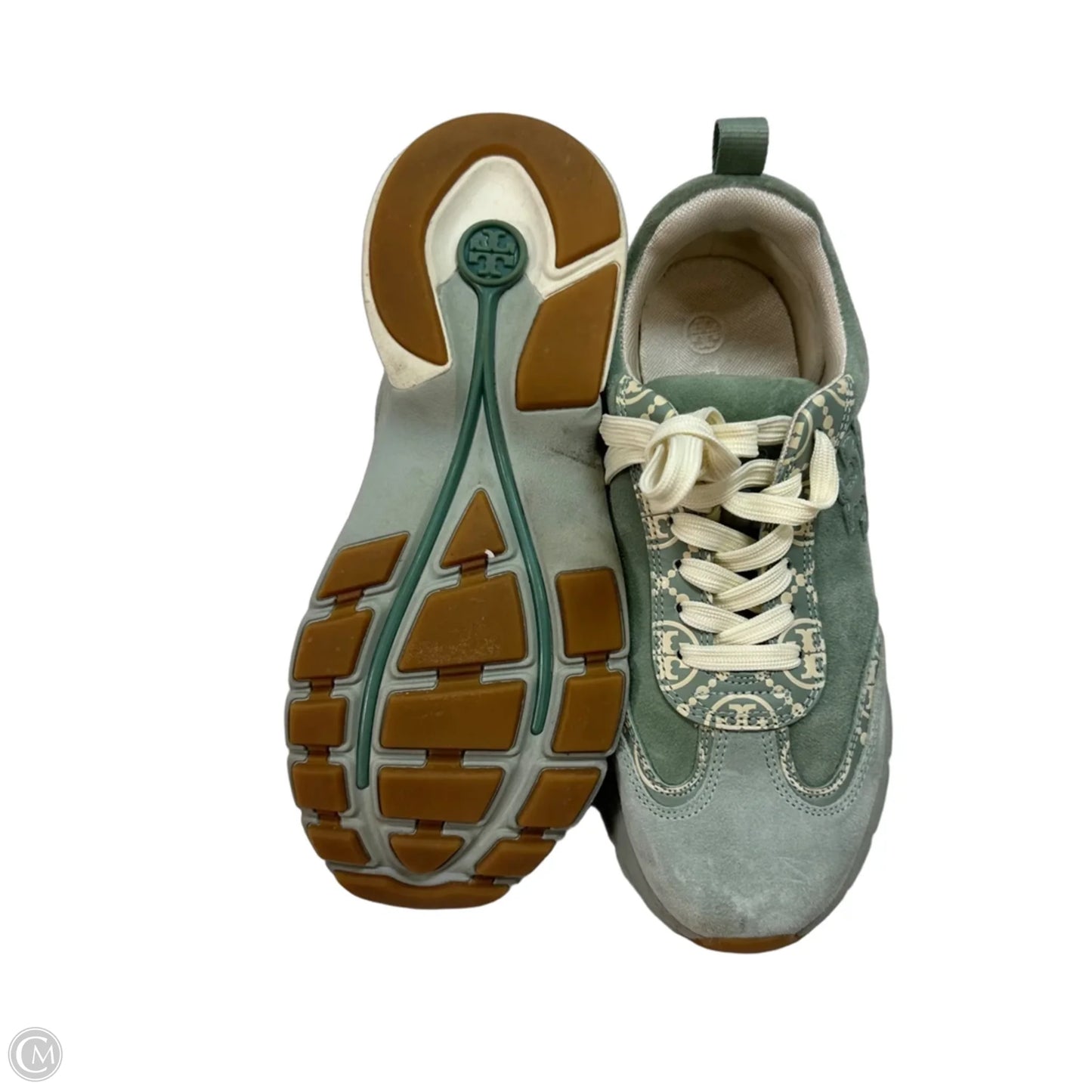 Shoes Designer By Tory Burch In Green, Size: 7
