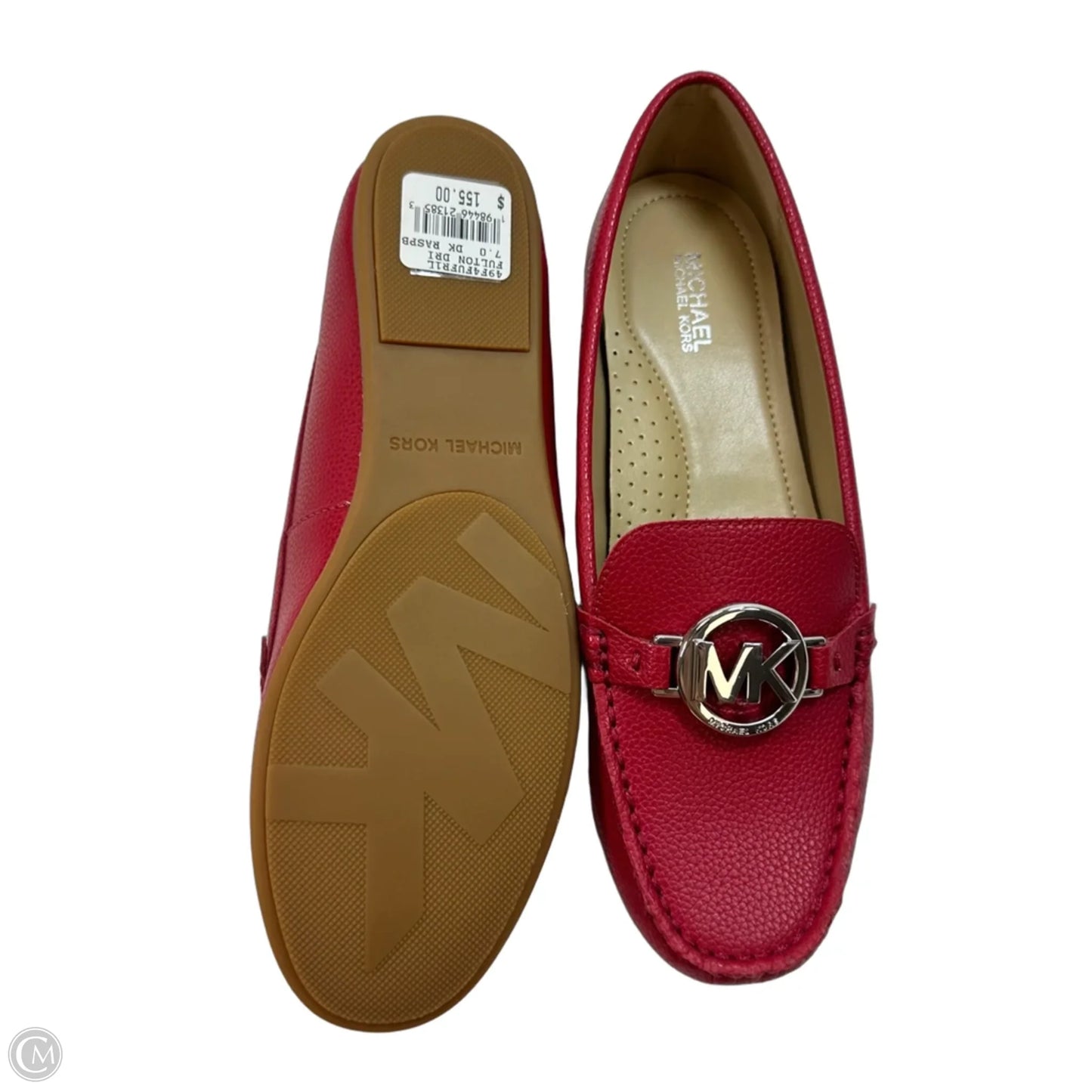 Shoes Designer By Michael Kors In Red, Size: 7