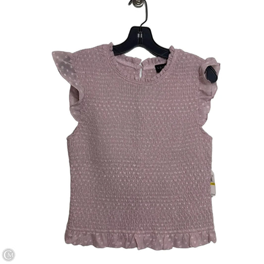 Top Sleeveless By Laundry In Pink, Size: M