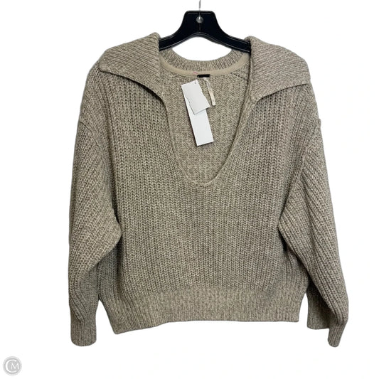 Sweater By Free People In Tan, Size: S