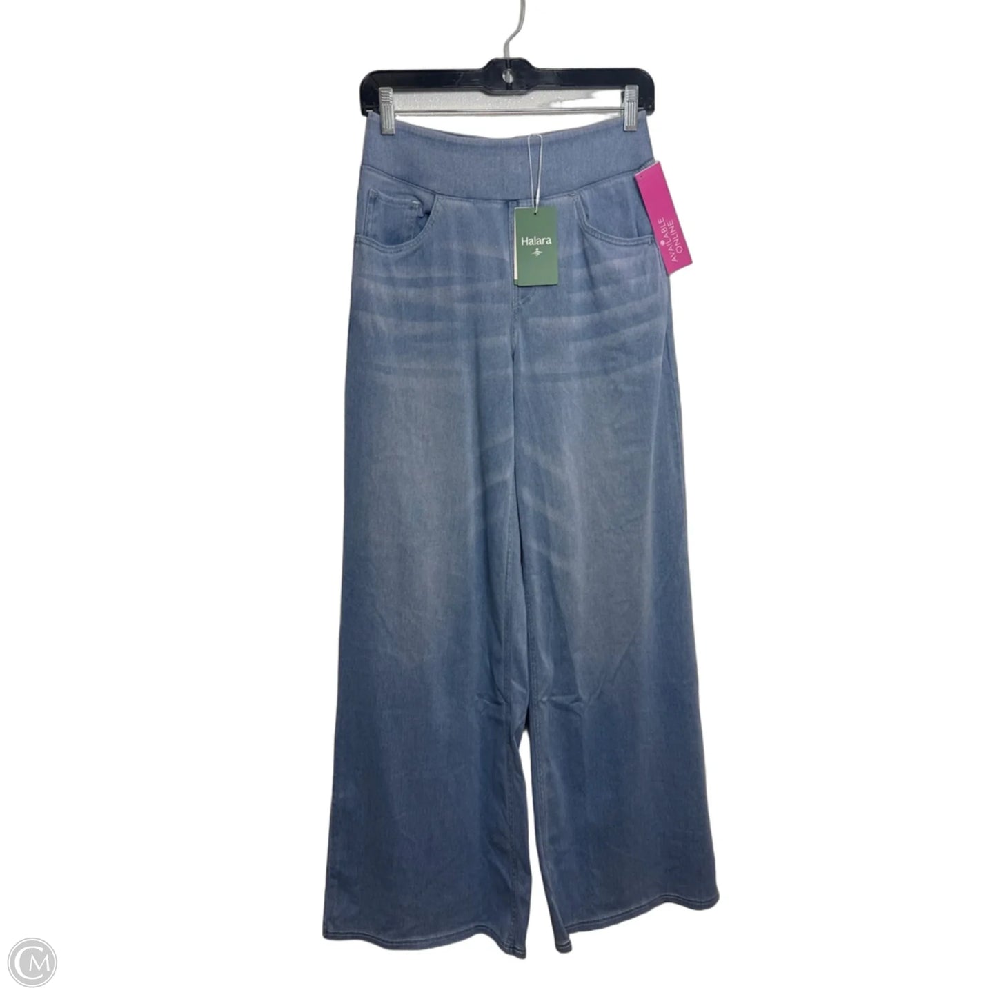 Jeans Wide Leg By Halara In Blue Denim, Size: S tall