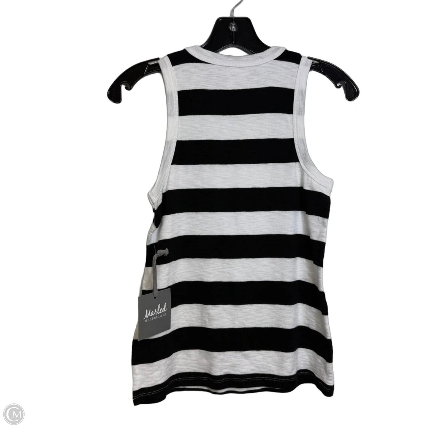 Top Sleeveless Basic By Marled In Striped Pattern, Size: S