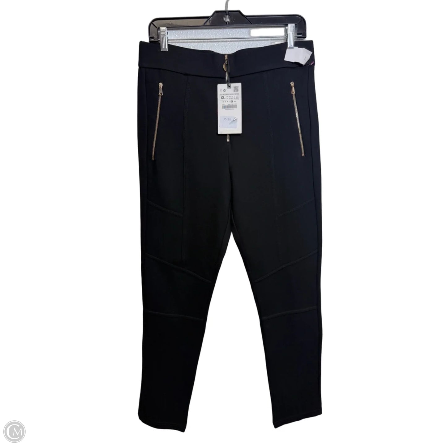Pants Leggings By Zara In Black, Size: Xl