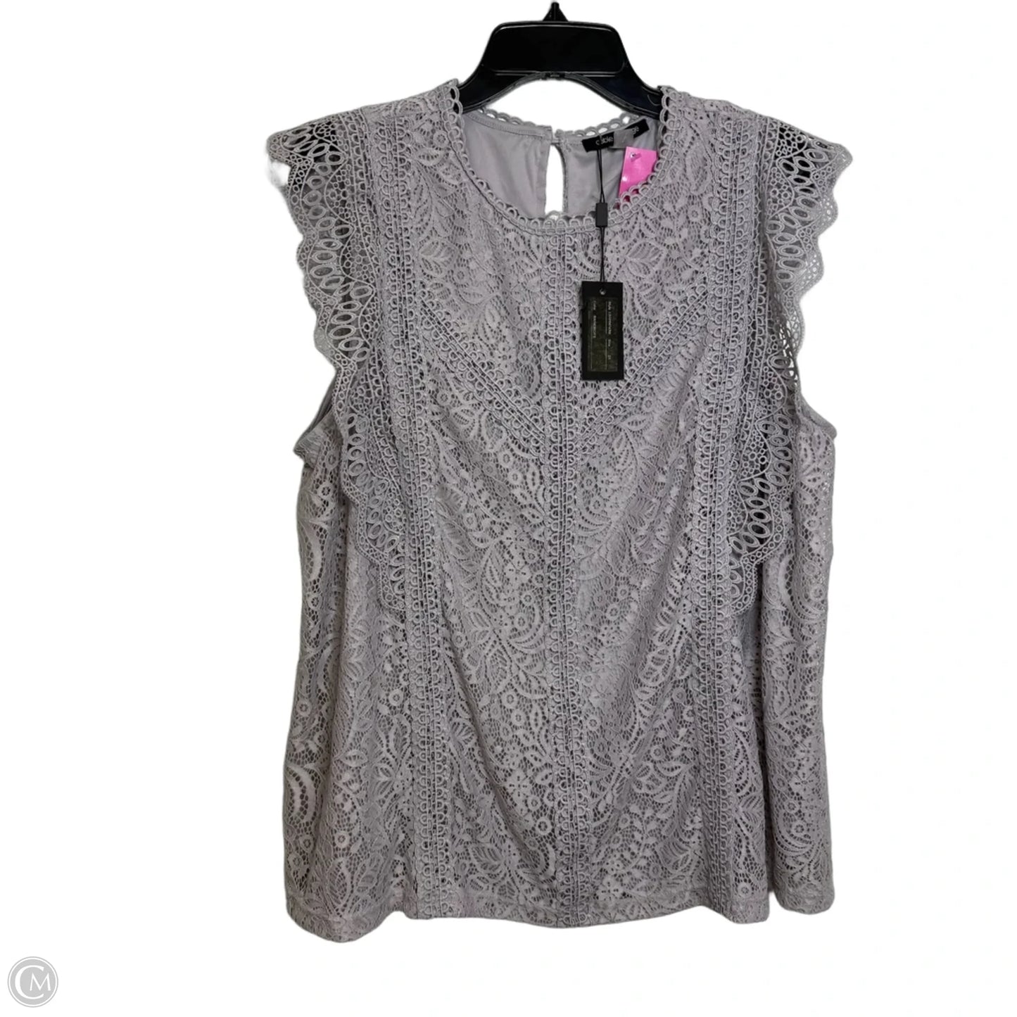 Top Sleeveless By Cable And Gauge In Purple, Size: 2x