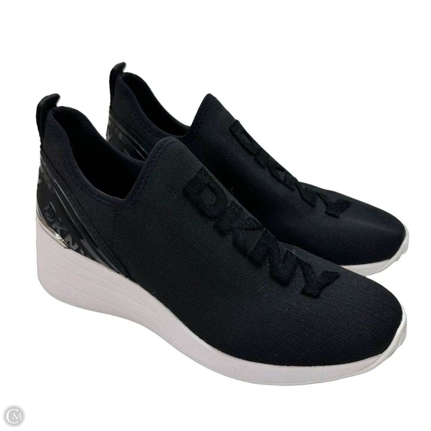 Shoes Sneakers By Dkny In Black, Size: 8