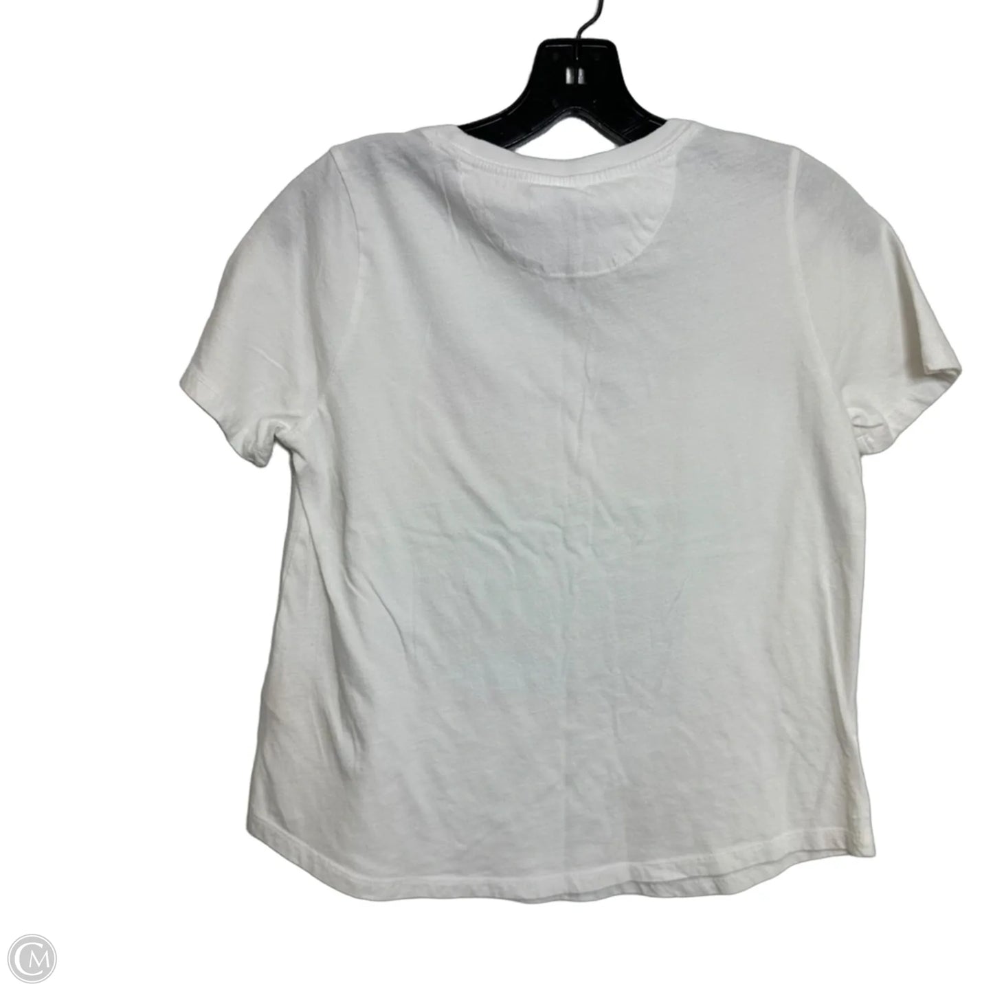 Top Short Sleeve Basic By Maeve In White, Size: Xs