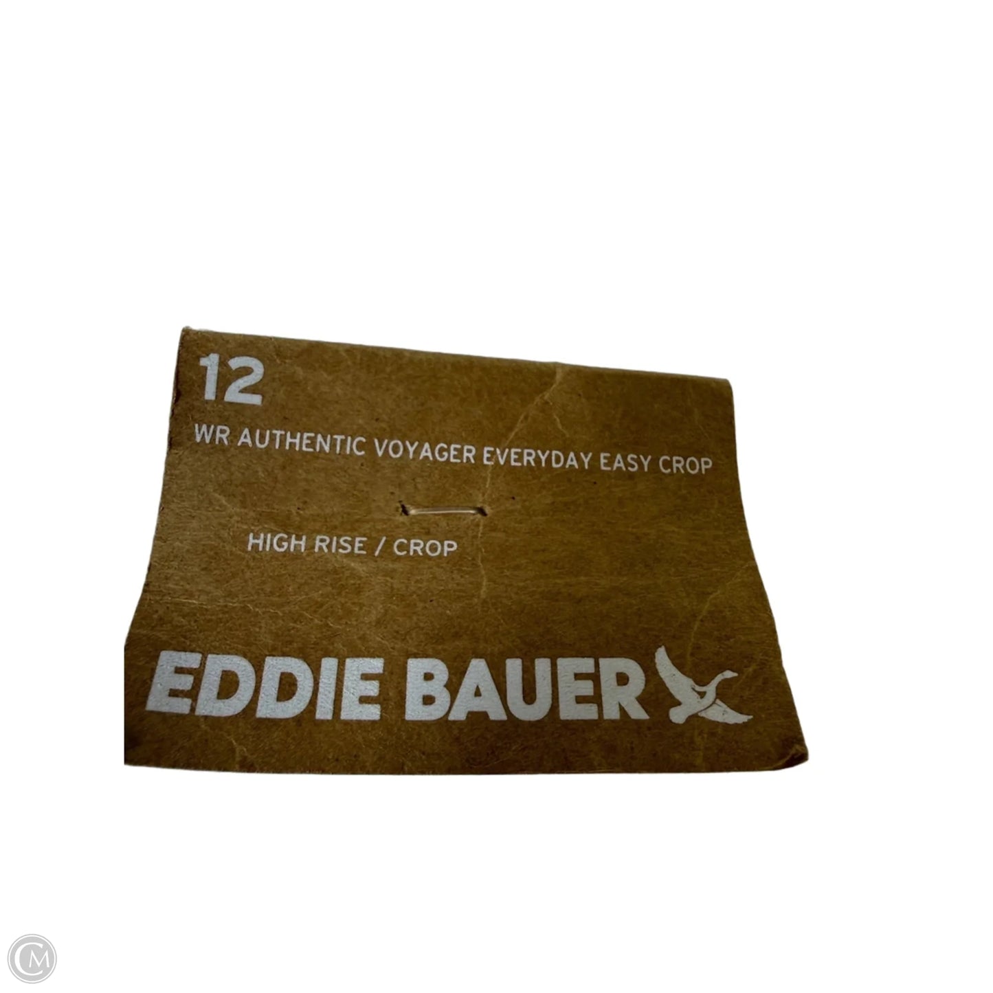 Jeans Cropped By Eddie Bauer In White Denim, Size: 12