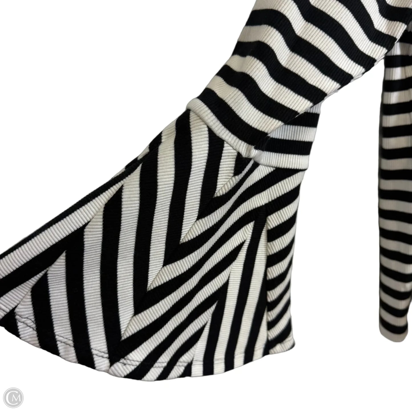 Top Long Sleeve By Chicos In Striped Pattern, Size: Xxl