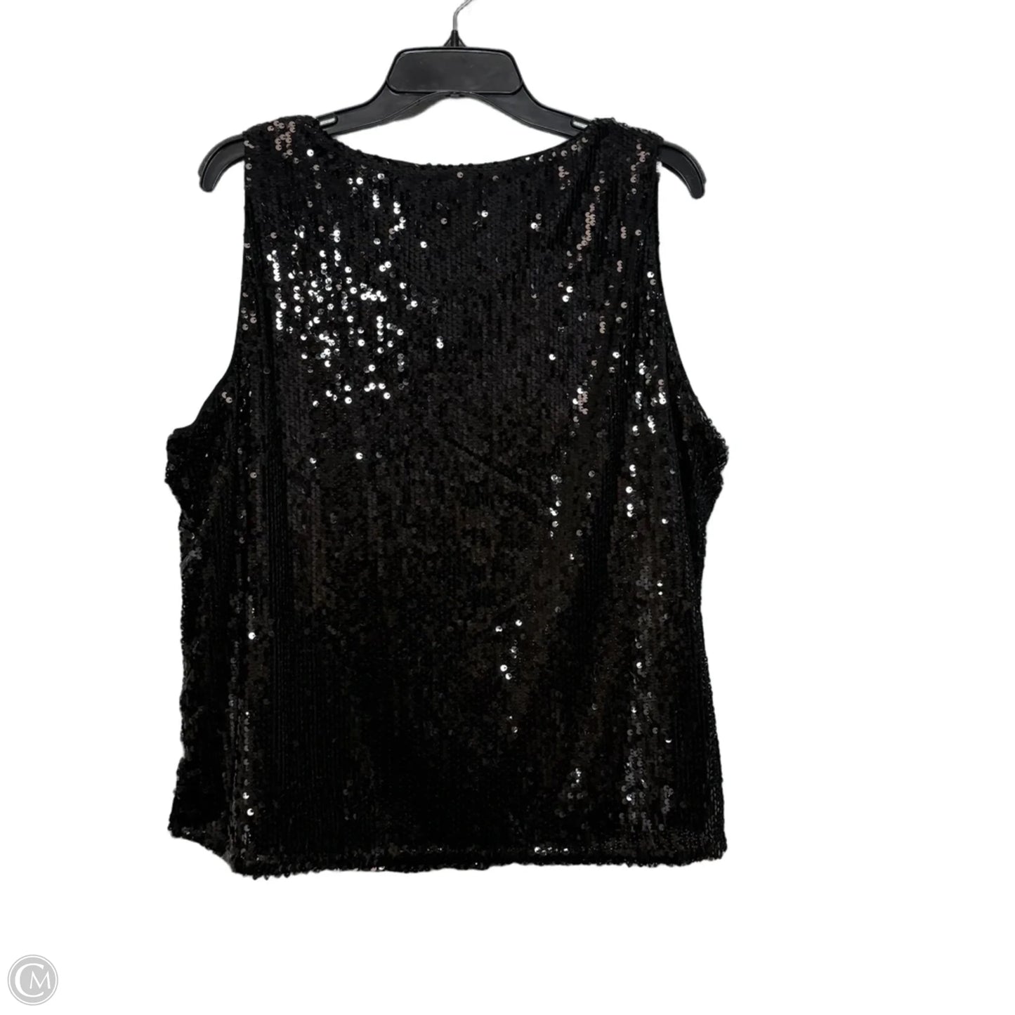 Top Sleeveless By Nine West Apparel In Black, Size: Xxl