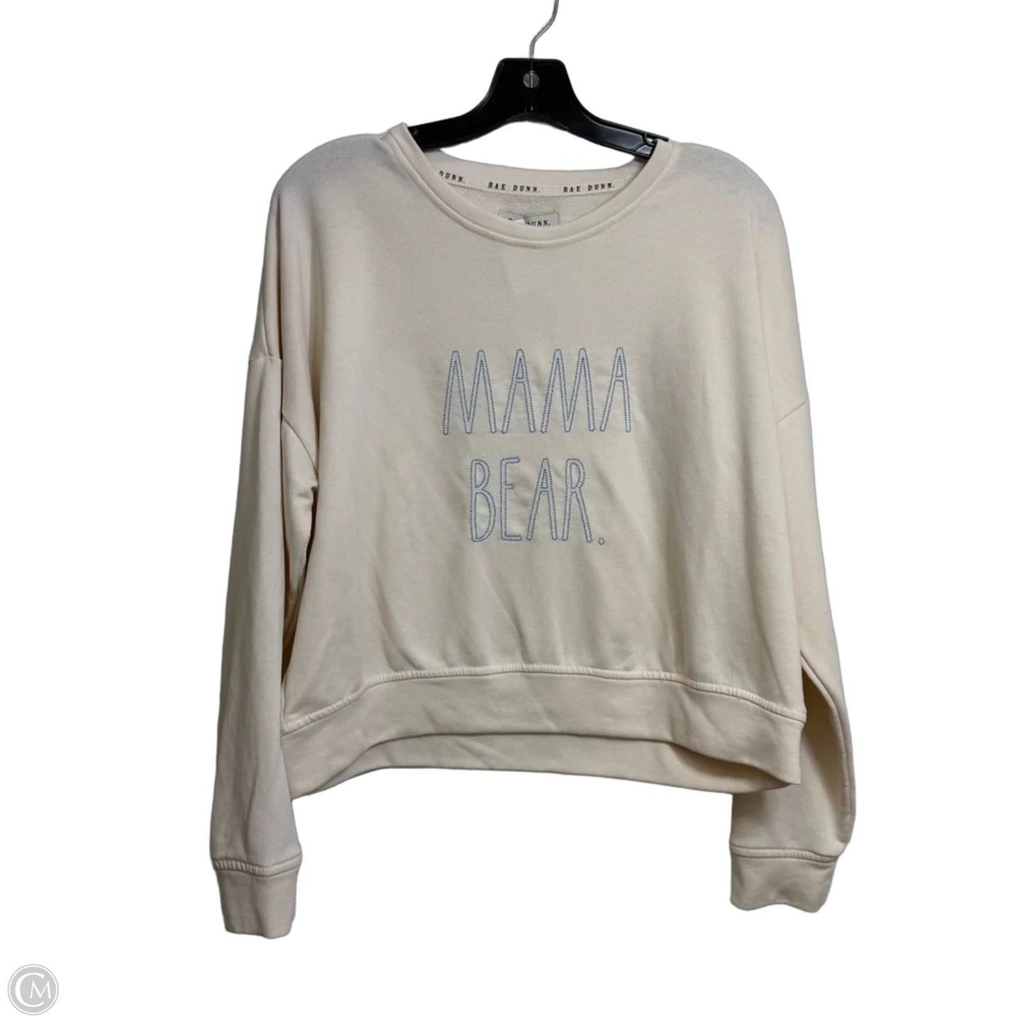 Top Long Sleeve By Rae Dunn In Ivory, Size: M