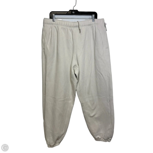 Pants Joggers By Lululemon In Beige, Size: Xl